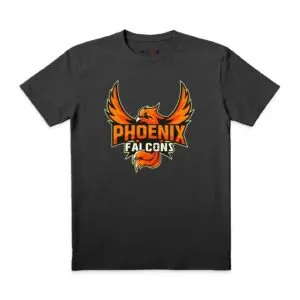 T-shirt with Major League Drone Racing team Phoenix Falcons logo