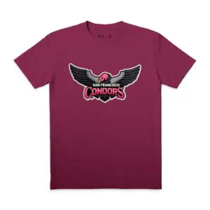 T-shirt with Major League Drone Racing team San Francisco Condors logo