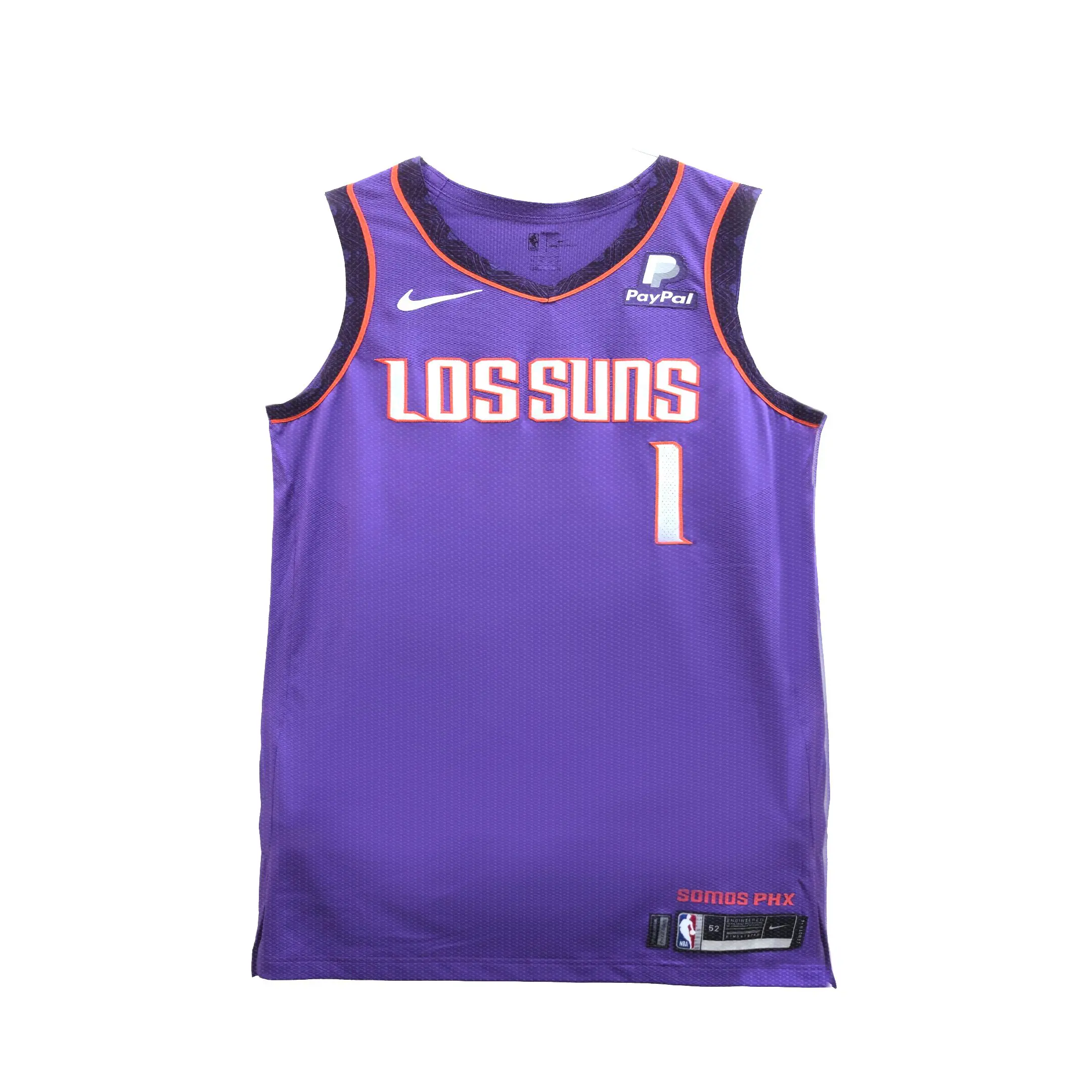 Purple Phoenix basketball jersey with PayPal