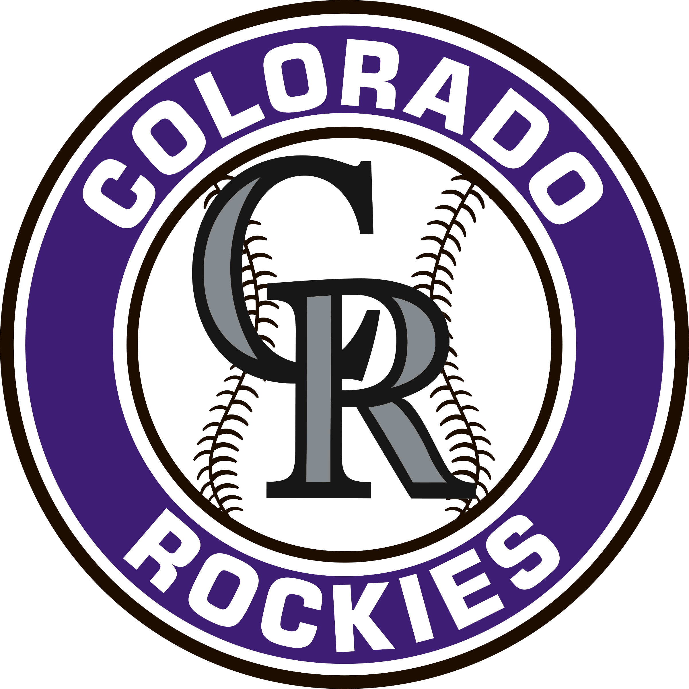 A logo of the colorado rockies.